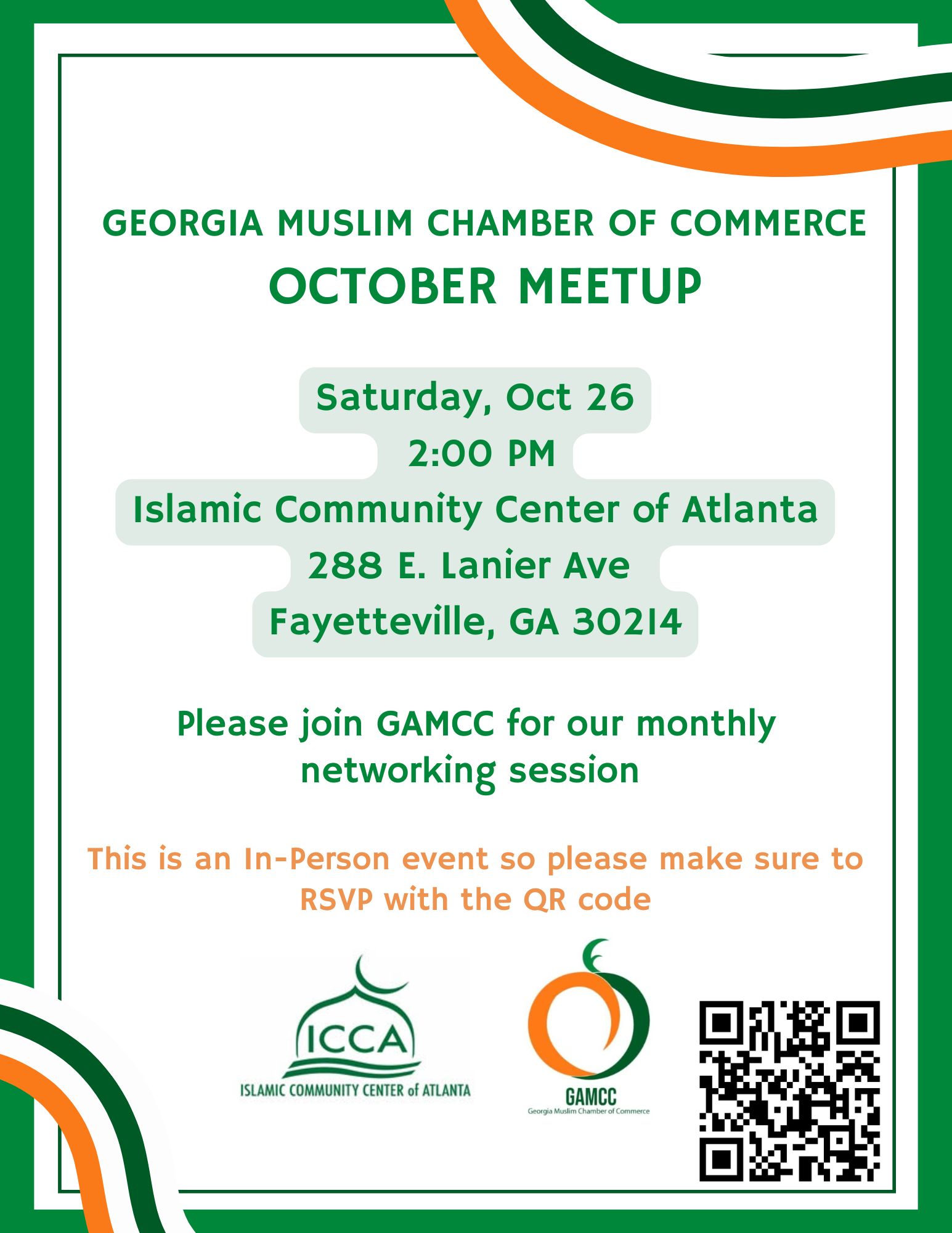 October In-person Networking Event